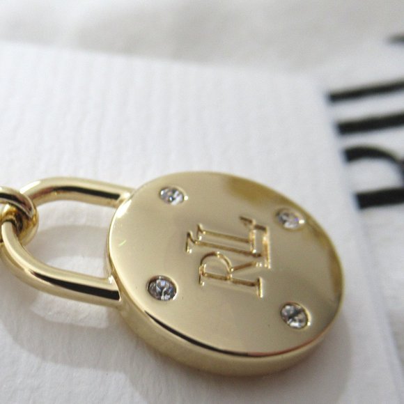 Lauren Ralph Lauren Padlock Charm Gold - Picture 6 of 6